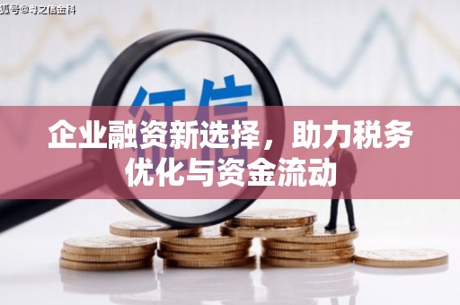 达拉特旗企业融资新选择，助力税务优化与资金流动