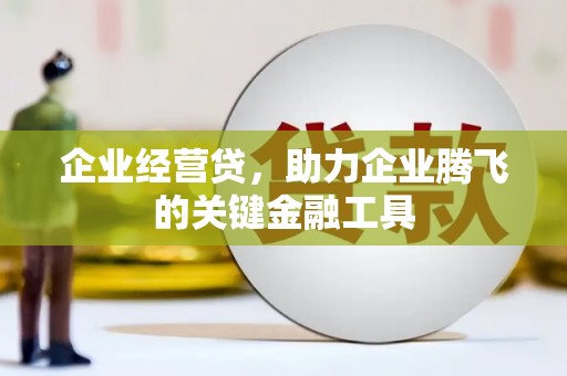 达拉特旗企业经营贷，助力企业腾飞的关键金融工具