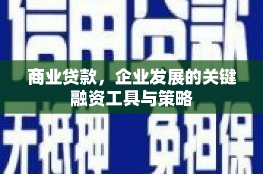 达拉特旗商业贷款，企业发展的关键融资工具与策略