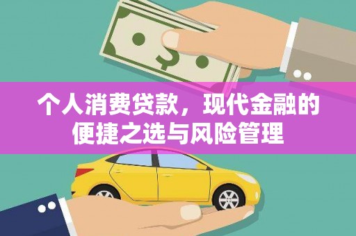 达拉特旗个人消费贷款，现代金融的便捷之选与风险管理