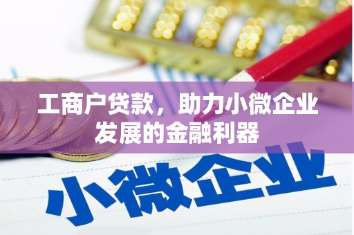 达拉特旗工商户贷款，助力小微企业发展的金融利器