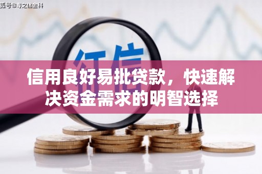 达拉特旗信用良好易批贷款，快速解决资金需求的明智选择