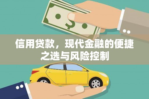 达拉特旗信用贷款，现代金融的便捷之选与风险控制