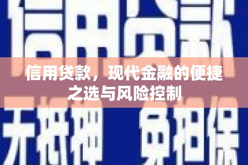 达拉特旗信用贷款，现代金融的便捷之选与风险控制