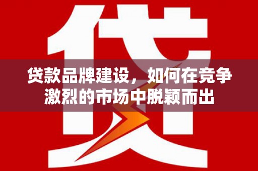 达拉特旗贷款品牌建设，如何在竞争激烈的市场中脱颖而出