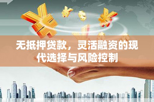 达拉特旗无抵押贷款，灵活融资的现代选择与风险控制
