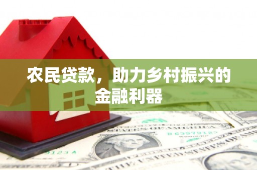 达拉特旗农民贷款，助力乡村振兴的金融利器