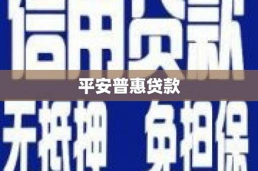 达拉特旗平安普惠贷款
