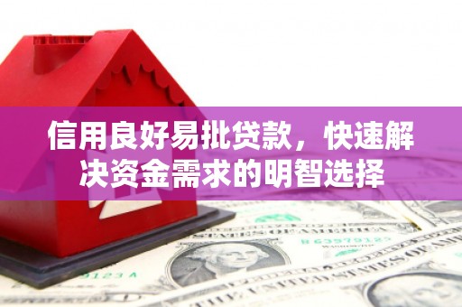 达拉特旗信用良好易批贷款，快速解决资金需求的明智选择
