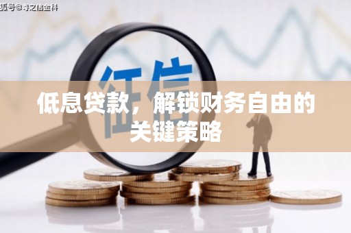 达拉特旗低息贷款，解锁财务自由的关键策略