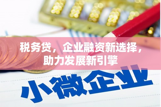 达拉特旗税务贷，企业融资新选择，助力发展新引擎