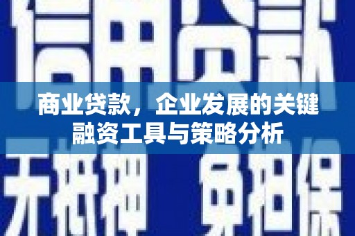 达拉特旗商业贷款，企业发展的关键融资工具与策略分析