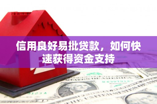 达拉特旗信用良好易批贷款，如何快速获得资金支持