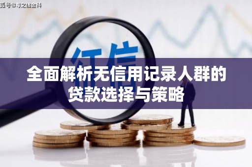 达拉特旗全面解析无信用记录人群的贷款选择与策略