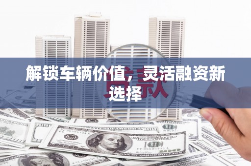 达拉特旗解锁车辆价值，灵活融资新选择